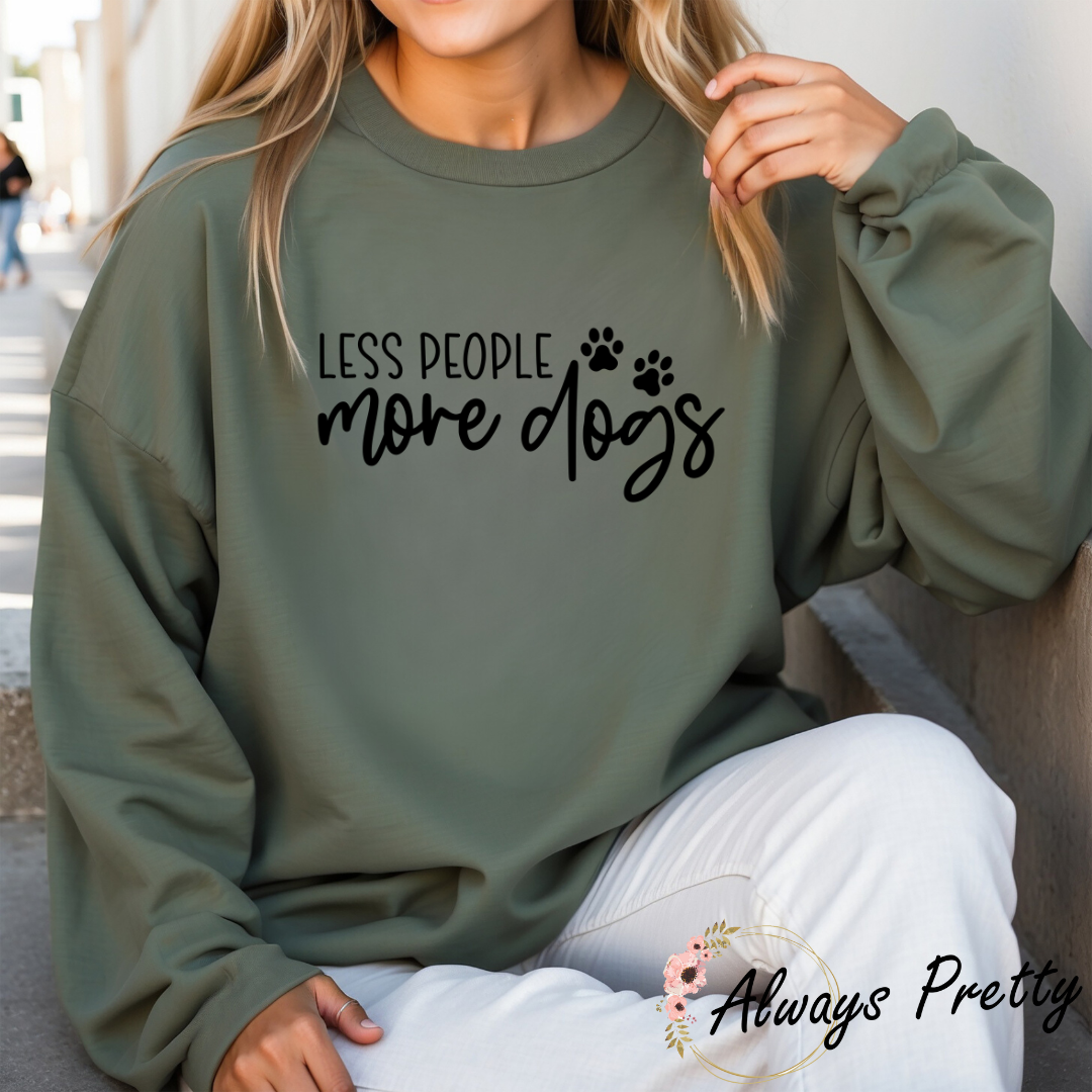 Less People More Dogs Sweater