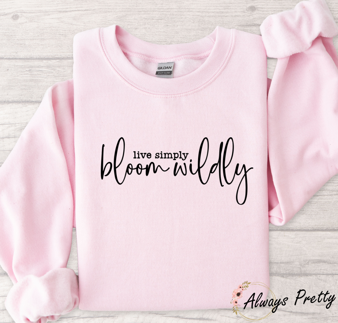Live Simply Bloom Wildly Sweater