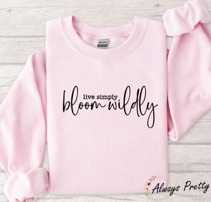 Live Simply Bloom Wildly Sweater