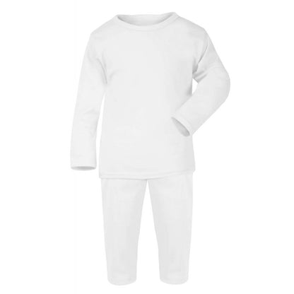 Personalised First Christmas White Pyjamas