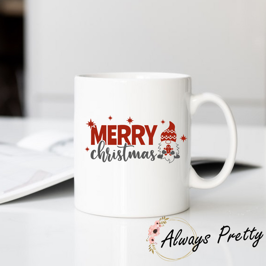 Merry Christmas Gnome Mug