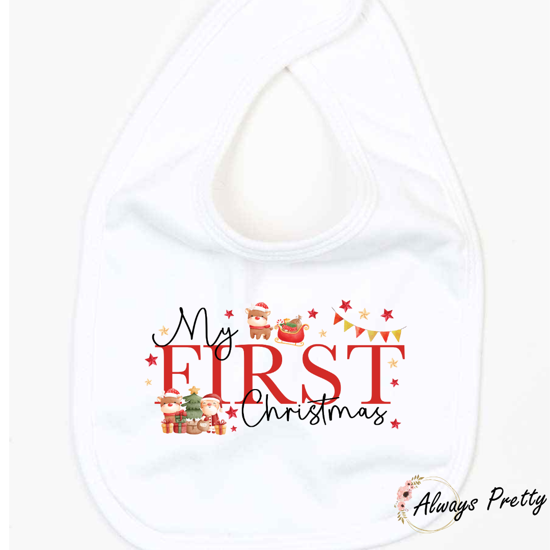 My first christmas deals bib