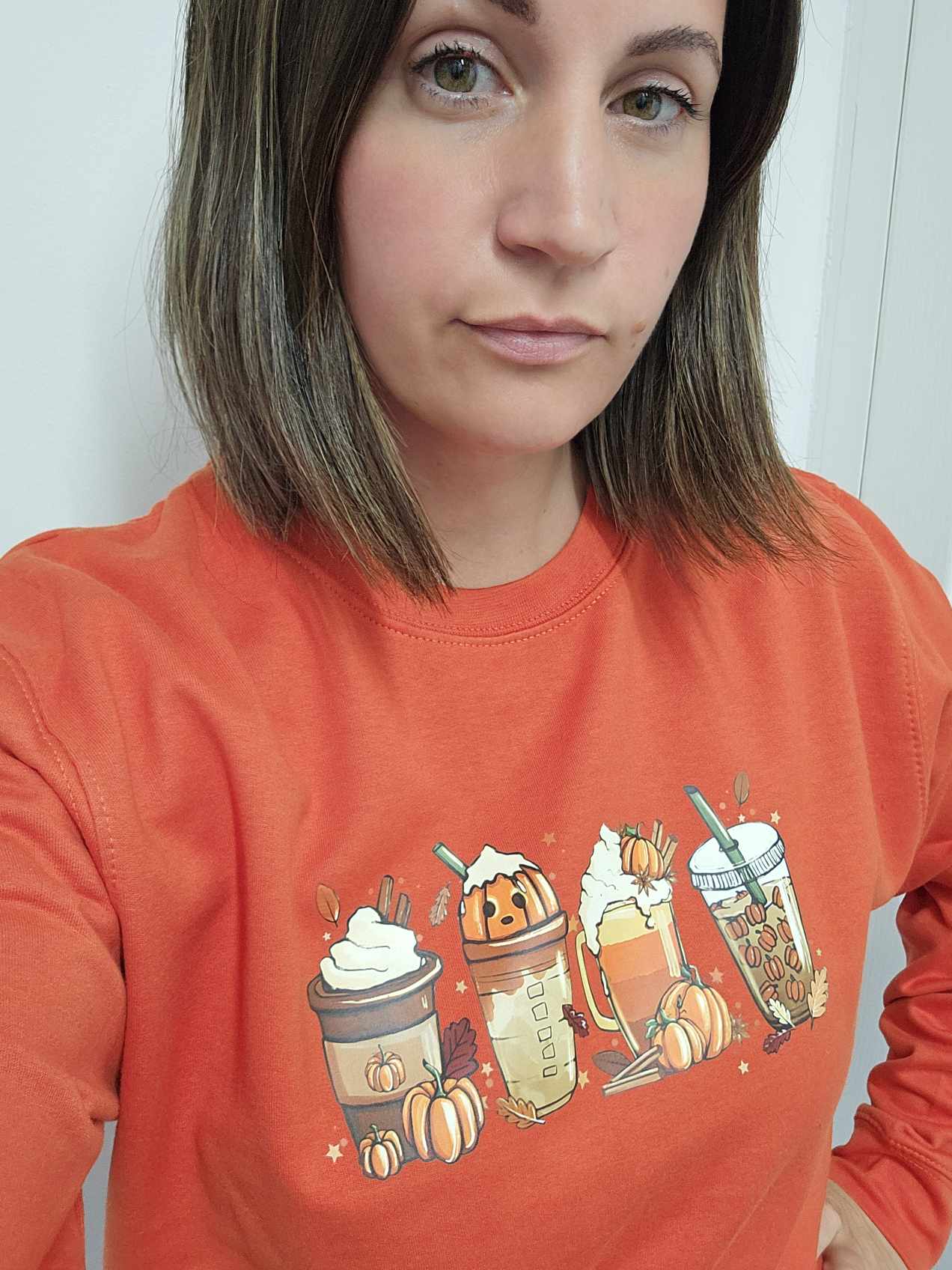 Pumpkin Latte Design Sweater