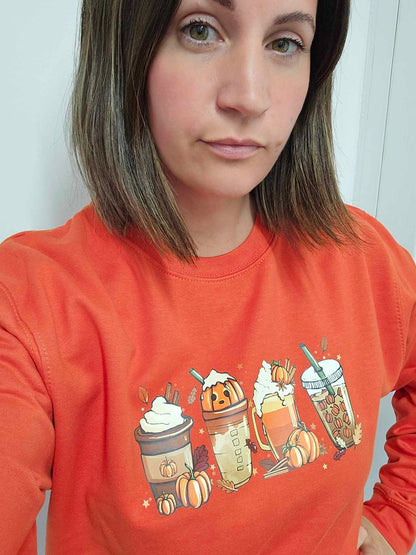 Pumpkin Latte Design Sweater