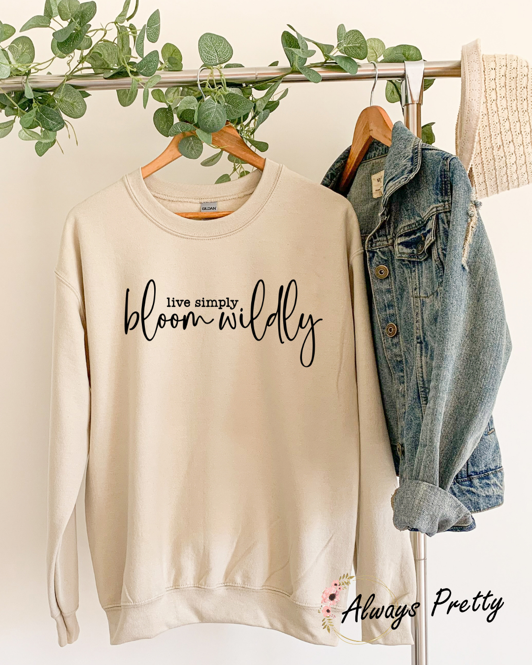 Live Simply Bloom Wildly Sweater