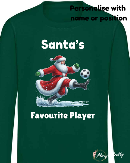 Santa's Favourite Footballer (Can Be Personalised)