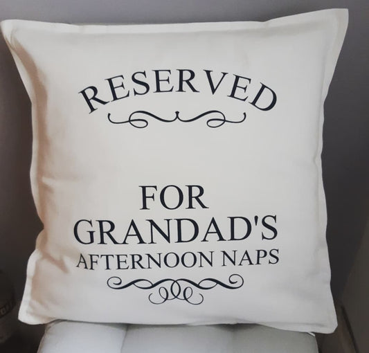 Grandads Afternoon Naps Cushion