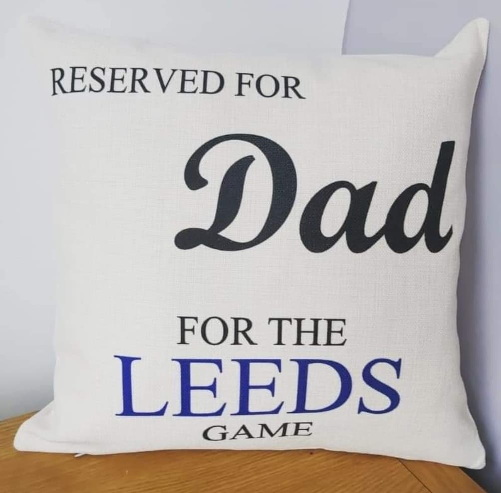 Reserved For The Game Cushion