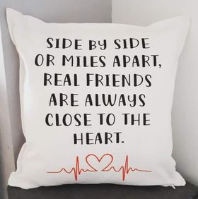 Side By Side, Friends Cushion