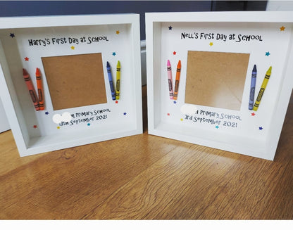 First Day at School Option 3 - Box Frame