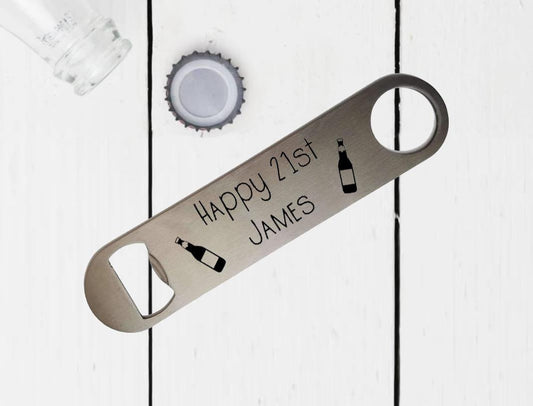 Personalised Birthday Bottle Opener
