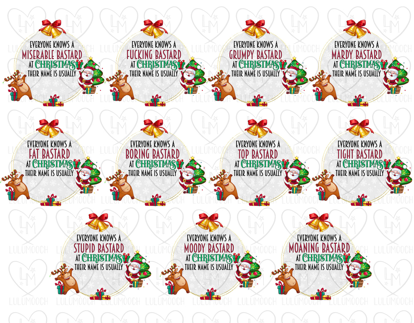 Sweary Christmas Mug (50 Designs To Choose From)