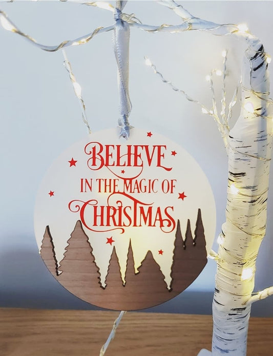 Winter Scene Bauble (3 Different Designs)
