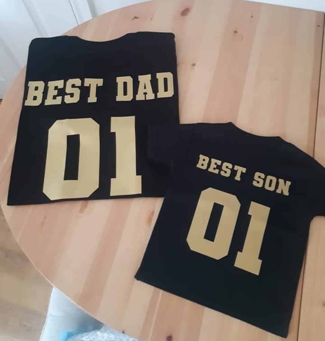 Best Dad & Best Son T Shirt