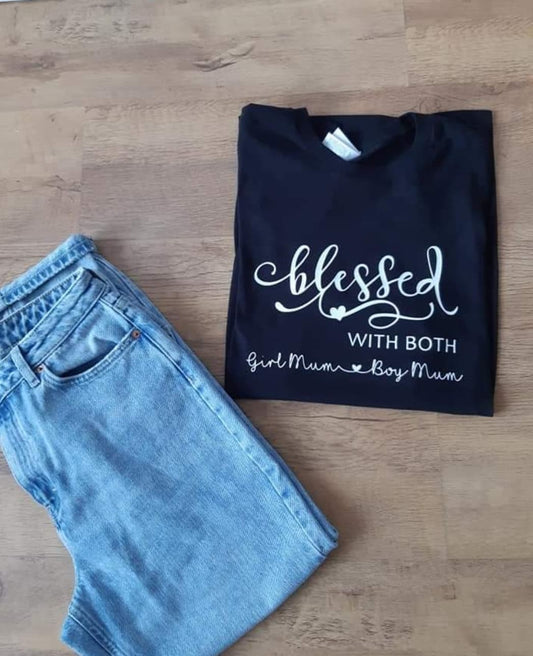 Blessed With Both T shirt