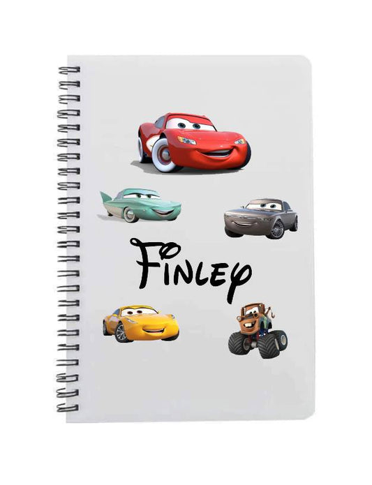 Personalised CARS A5 Notebook