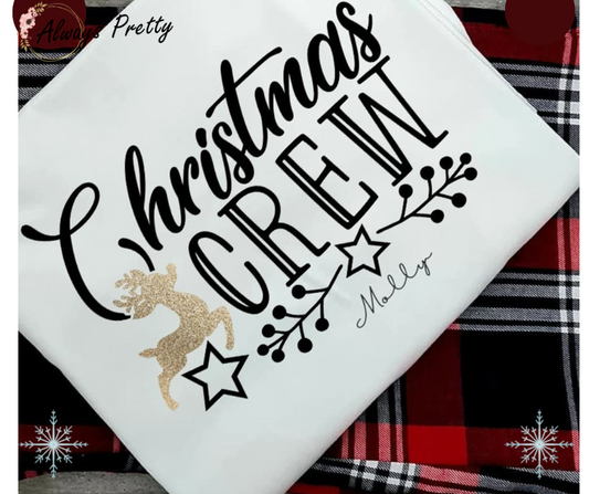 Christmas Crew Personalised Pjs (Child Sizes)
