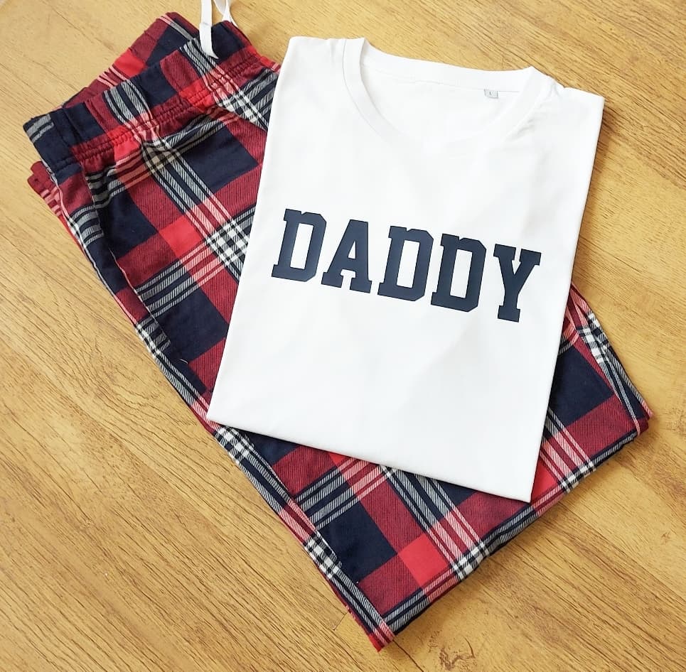 Daddy Pjs (also available in ladies sizes for Matching Mummy)
