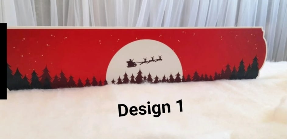 Freestanding Christmas Signs (Different Designs Available)