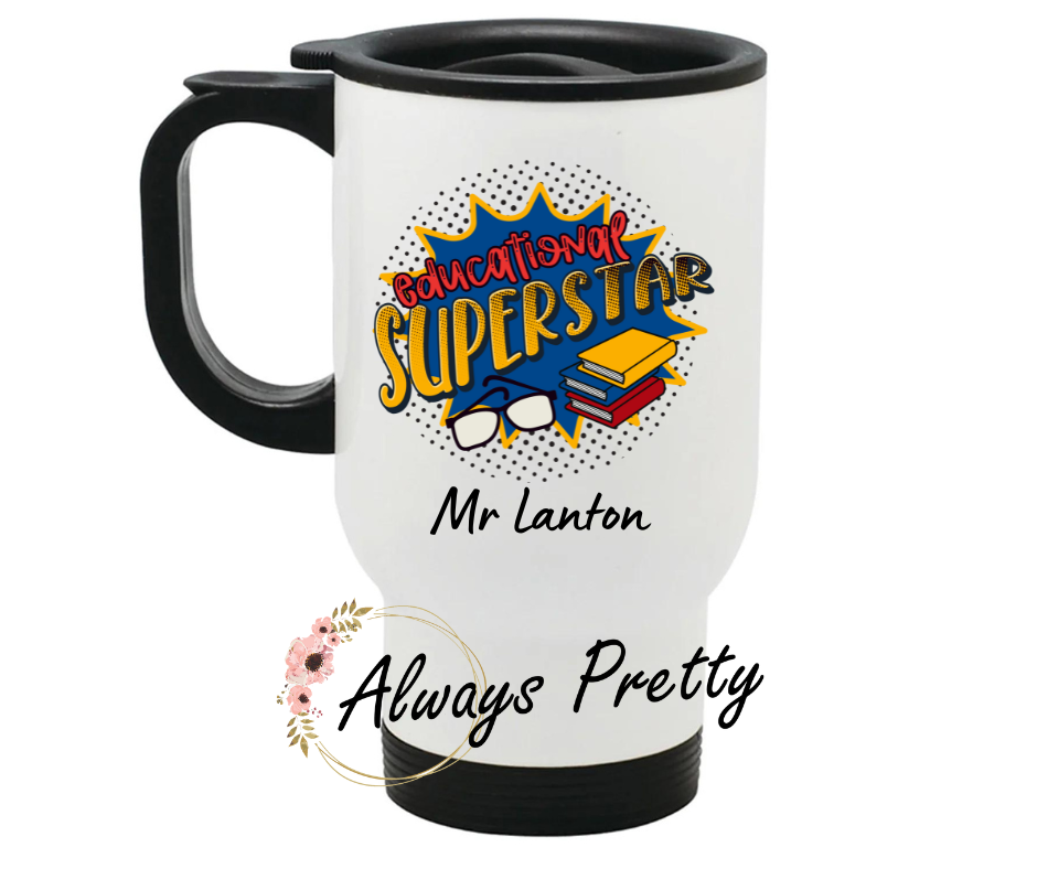 Educational Rockstar Travel Mug