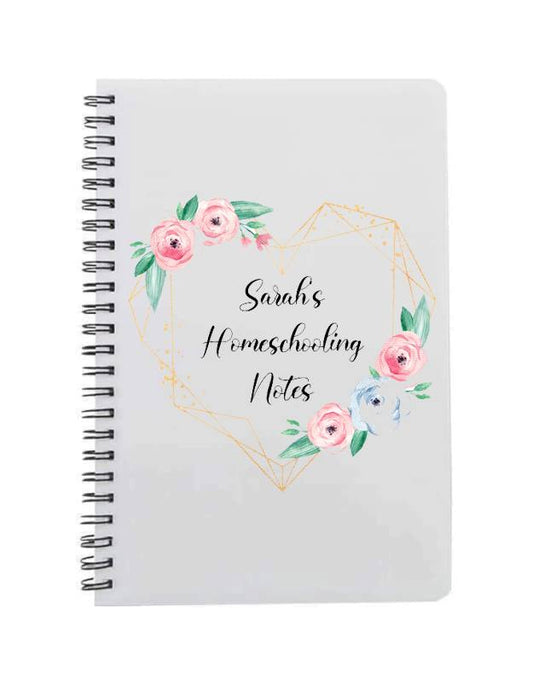 Personalised Homeschooling Notebook