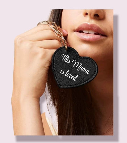 Heart Shaped Keyring (Your Choice Of Personalisation)