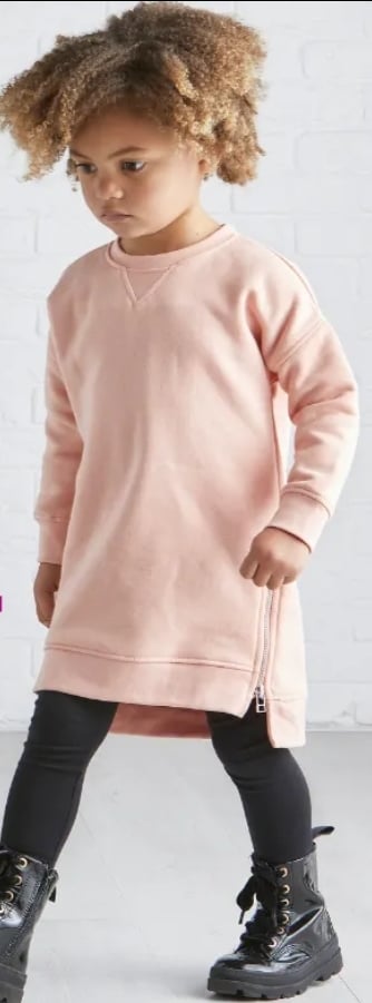 Kids Fleece Sweatshirt Dress