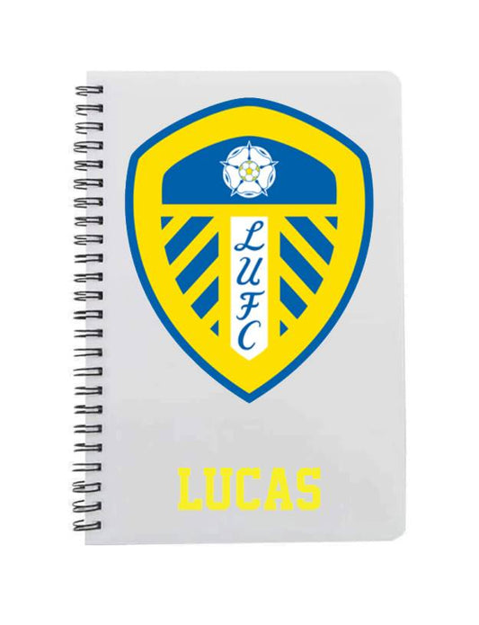 Personalised LUFC A5 Notebook