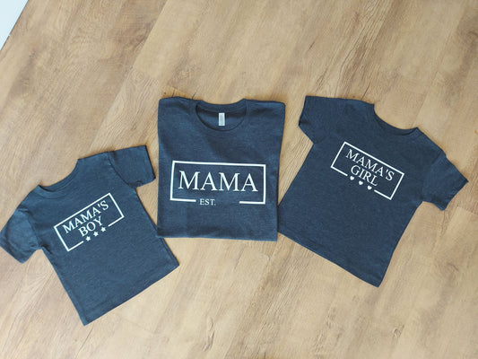 Mama - with matching Mama's Boy & Mama's Girl