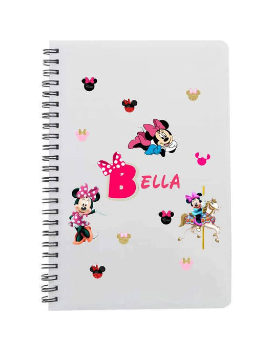 Personalised A5 Minnie Mouse Notebook