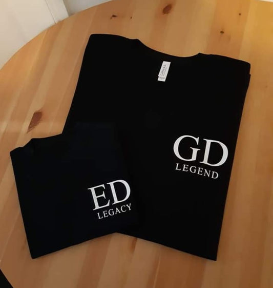 Legend and Legacy T shirts