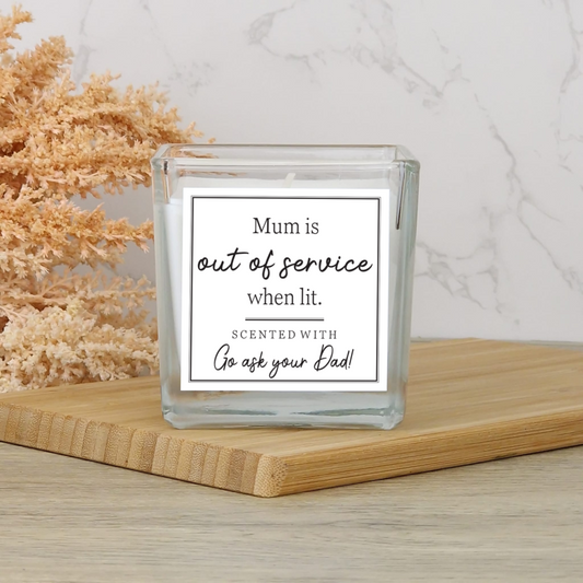 Mum Is Out Of Service When Lit Candle