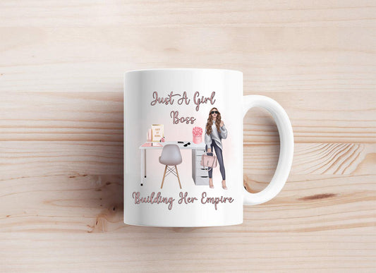 Girl Boss Brunette Mug