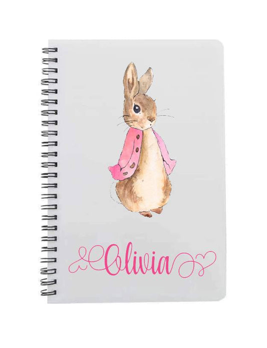 Personalised Peter Rabbit A5 Notebook
