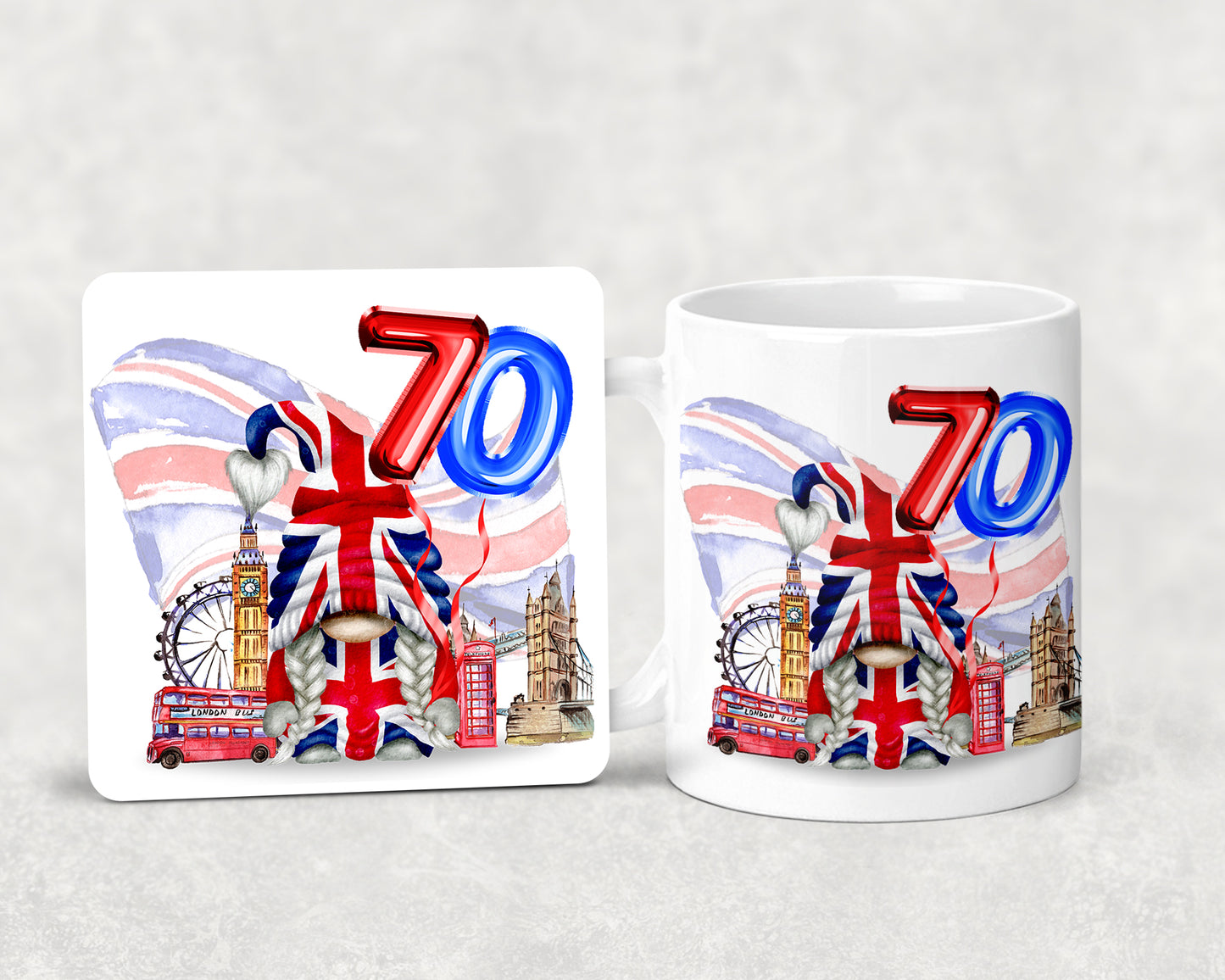 Queen's Jubilee Mug And Coaster Set