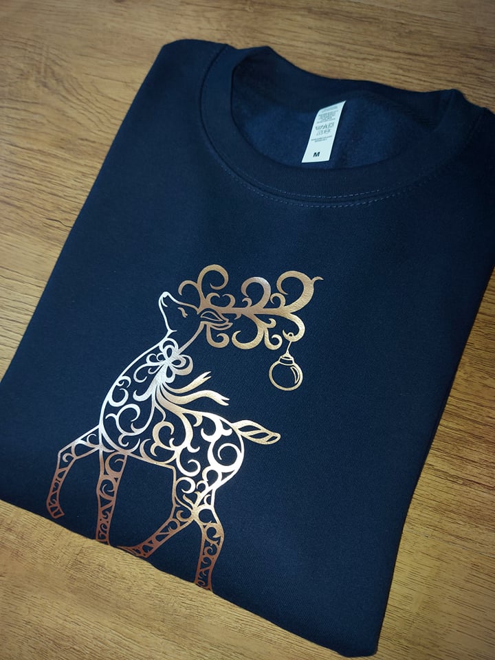 Pretty Reindeer Christmas Sweater