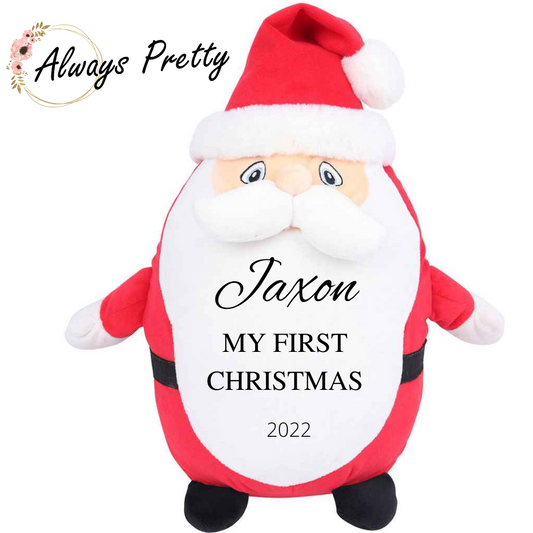 Large Personalised Santa Teddy (Any Personalisation)