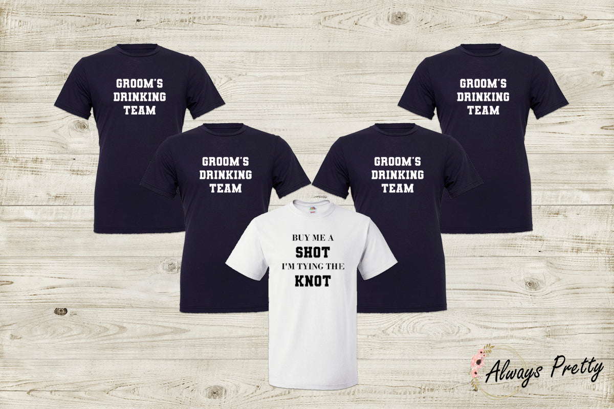 Groom & Groomsmen Stag Do T-Shirts