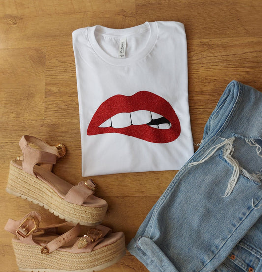 Glittery Lips T-Shirt