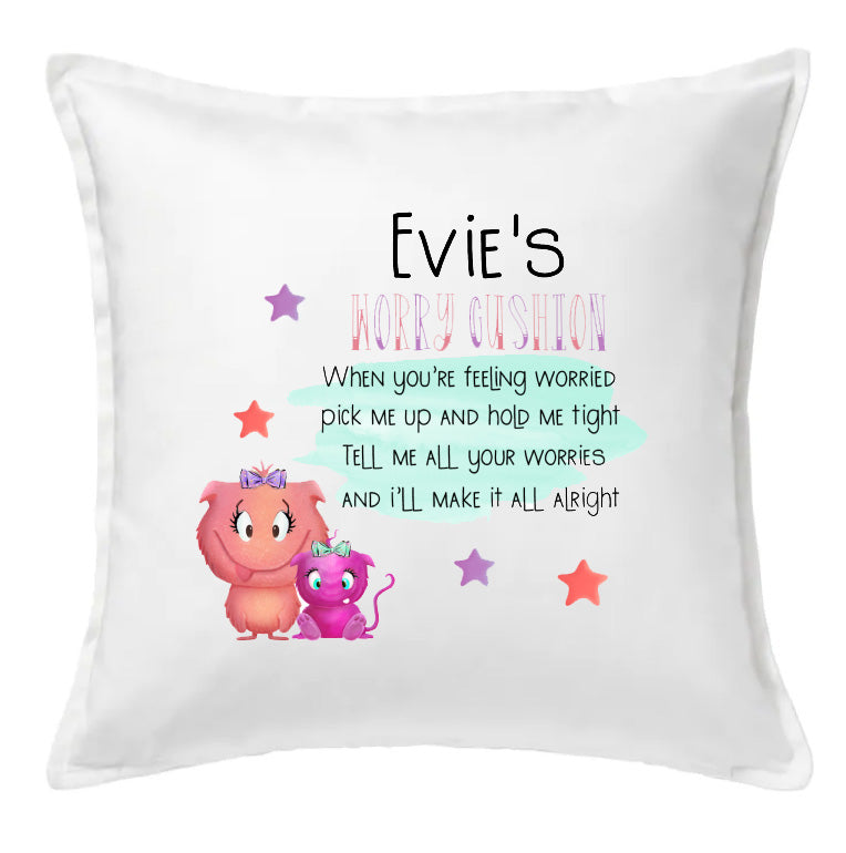 Girls Worry Cushion
