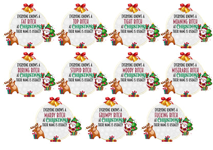 Sweary Christmas Mug (50 Designs To Choose From)