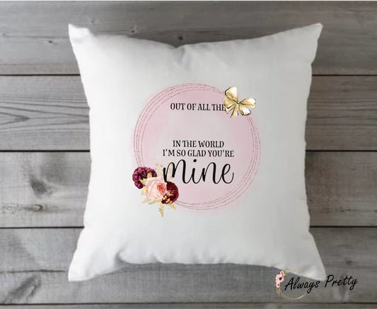 Out of all the (any recipient) Cushion