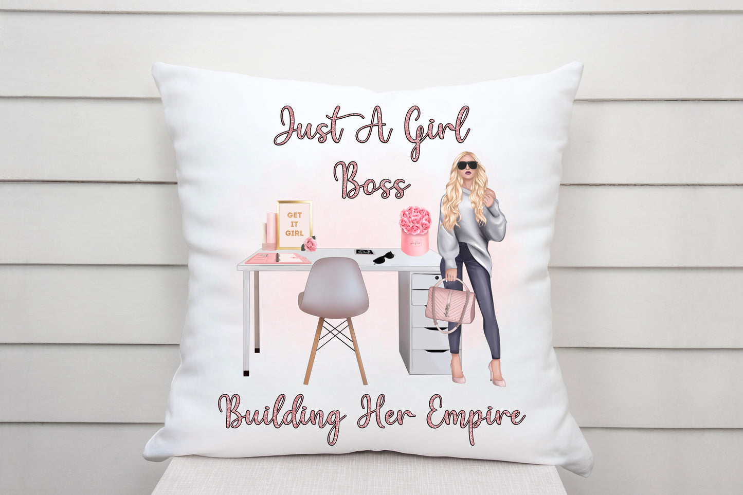 Just A Girl Boss Cushion