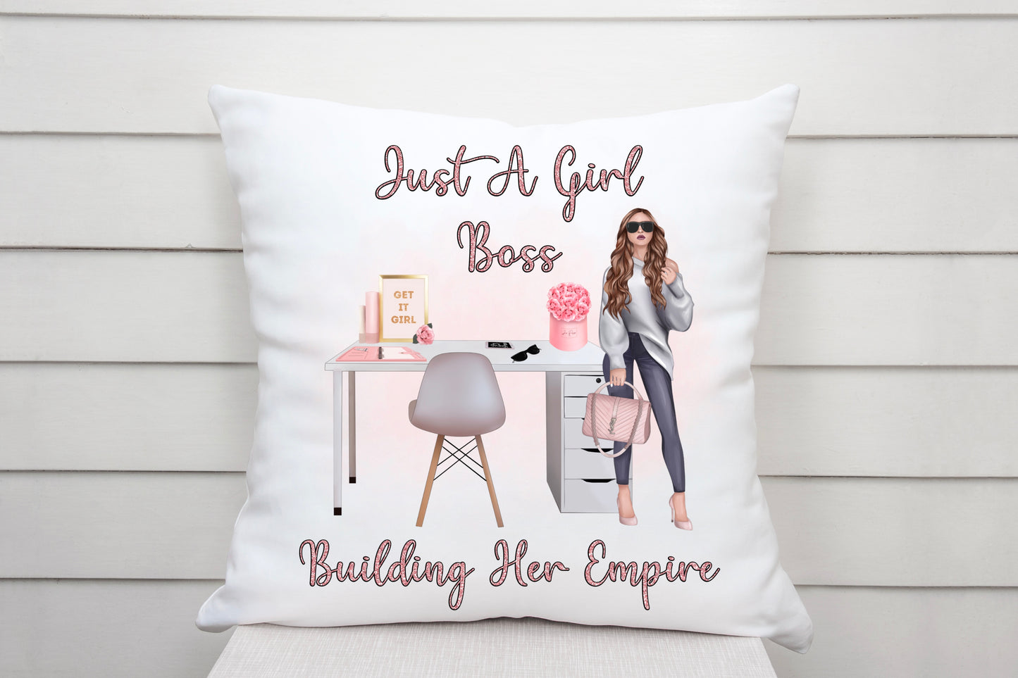 Just A Girl Boss Cushion