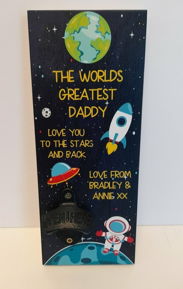 The World's Greatest Daddy Personalised Bottle Opener