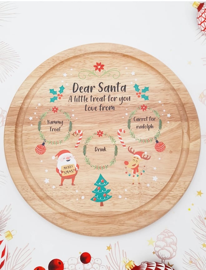 Personalised Santa Board ( Space for up to 3 names)