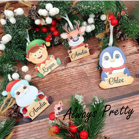 Personalised Christmas Tree Decorations