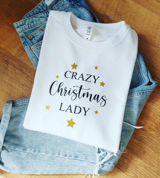 Crazy Christmas Lady