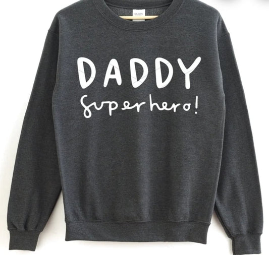 Daddy Superhero Sweater