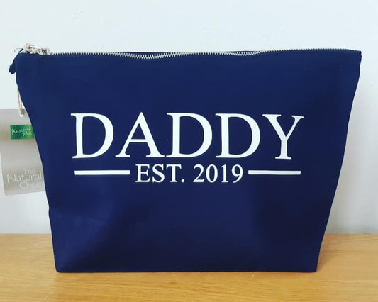 Personalised Large Daddy Wash Bag